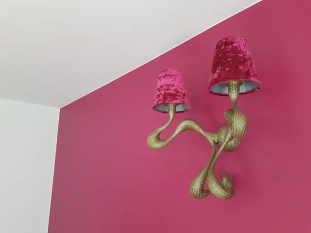 geschilderde binnenmuren in een woning