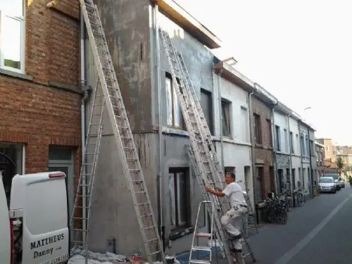 geschilderde gevel na buitenschilderwerken